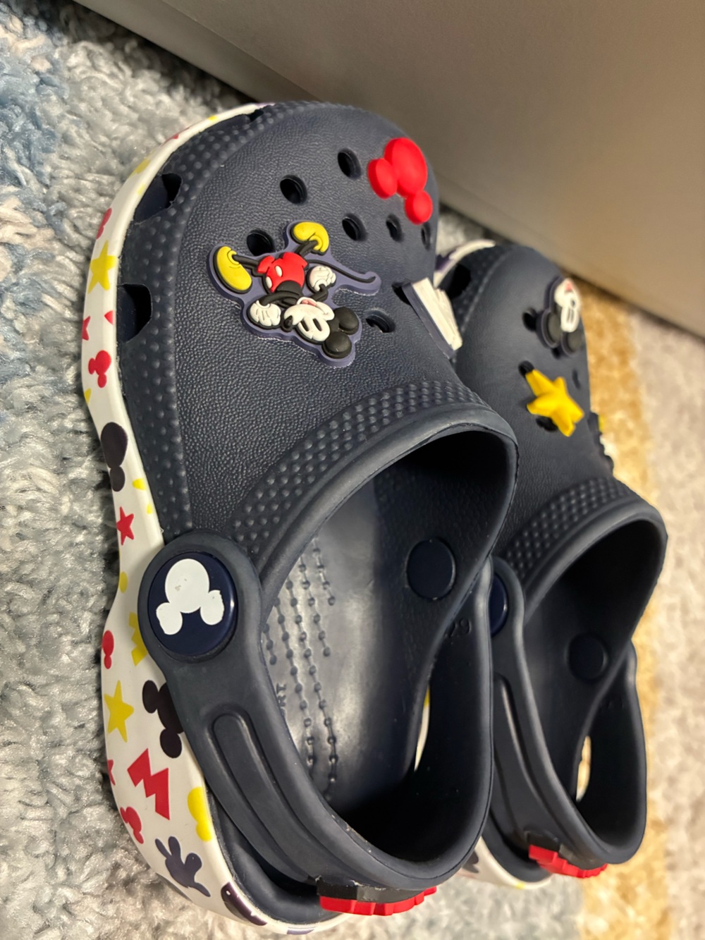 Mickey Mouse Toddler Crocs 8c - Picture 7 of 9